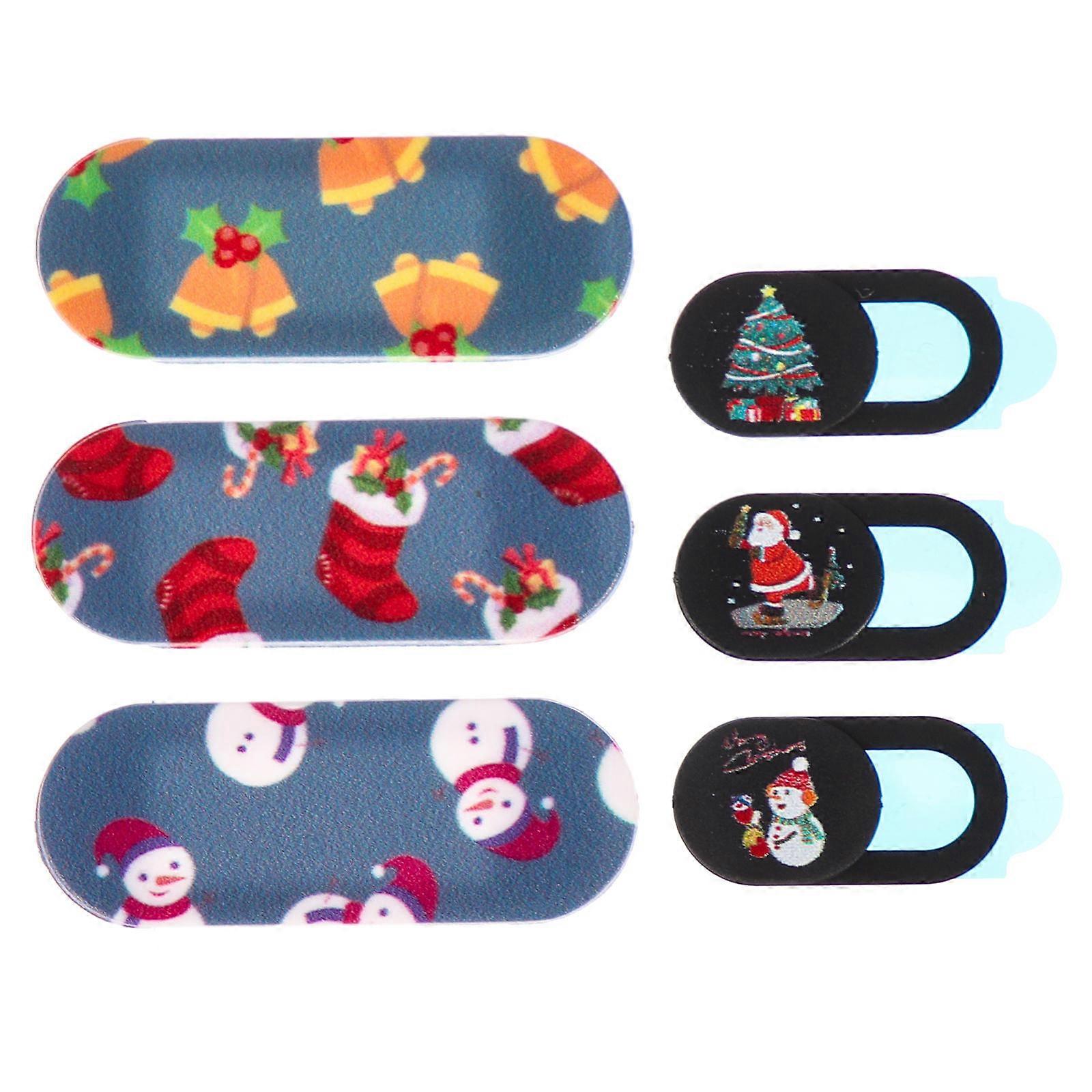 Laptop Cover Slide Webcam 6Pcs Assorted Color ABS