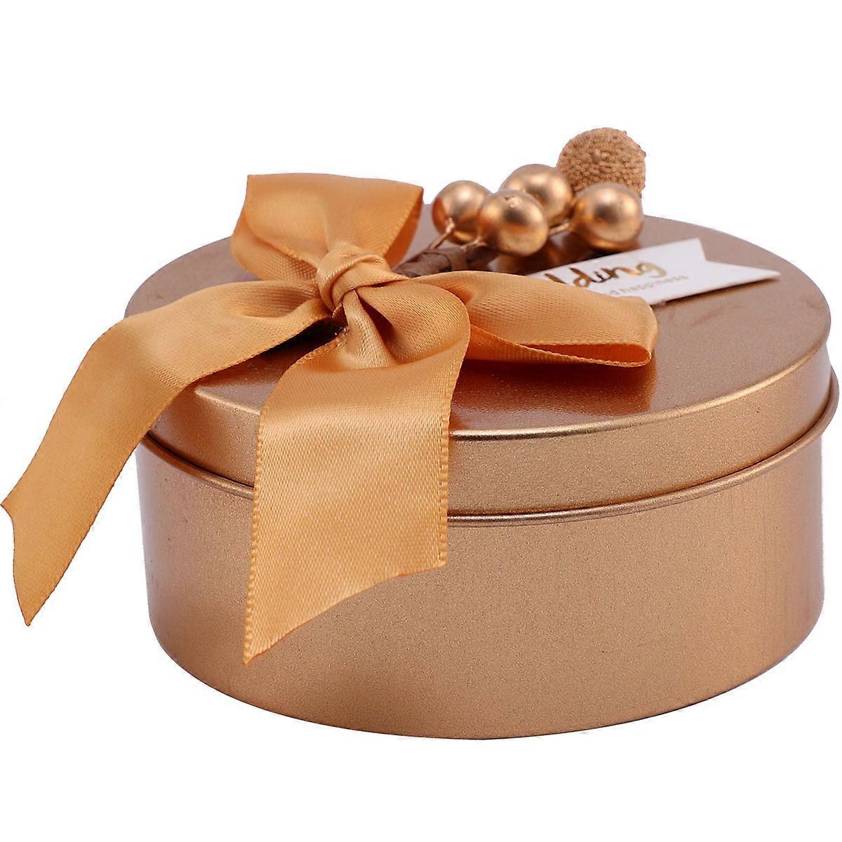 Creative Iron Box Candy Boxes For Wedding Gifts 9.5X9.5X4cm Design Packaging 6Pcs