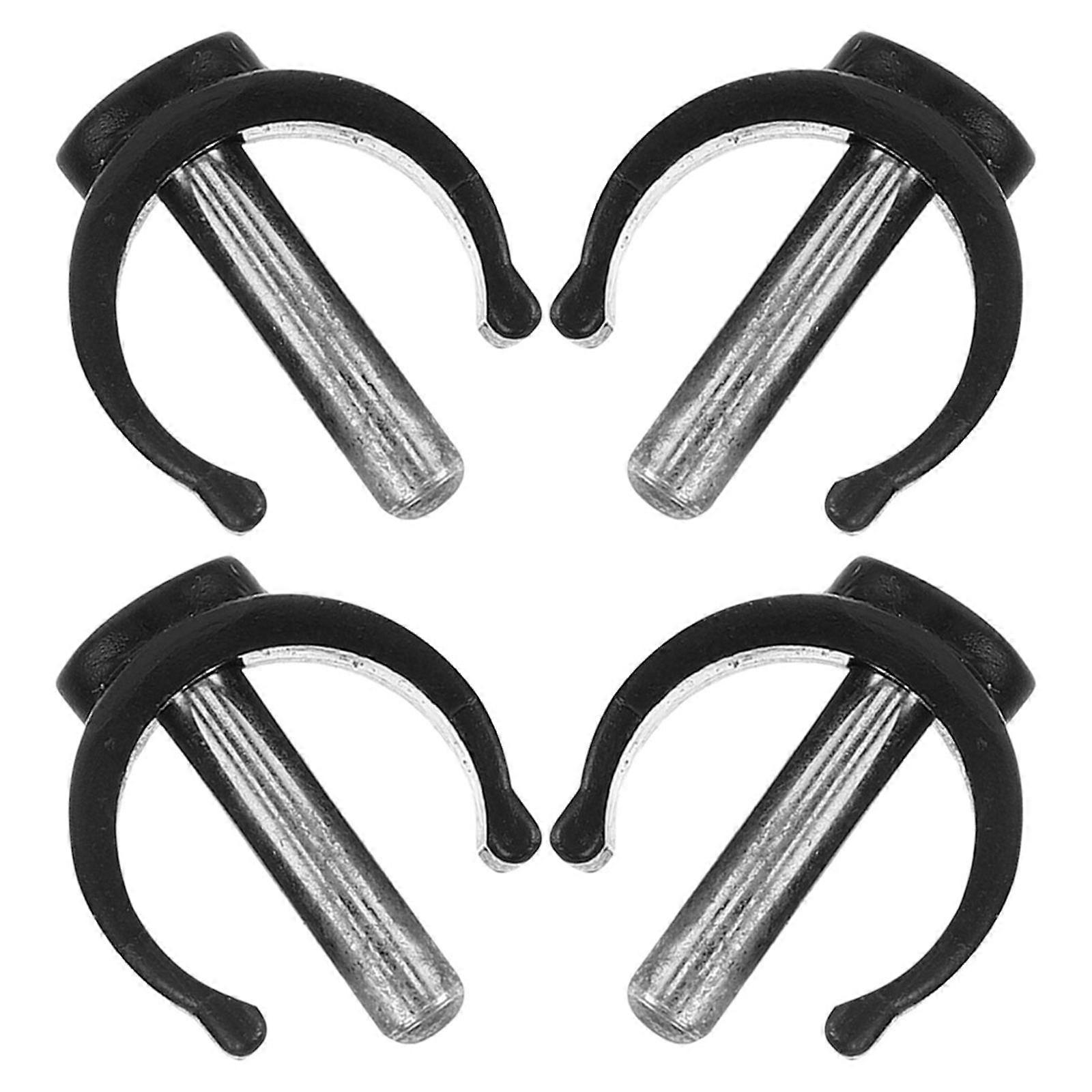 Assist Handle C-Shape Clamp for Walking Canes with Pin Locks 4Pcs