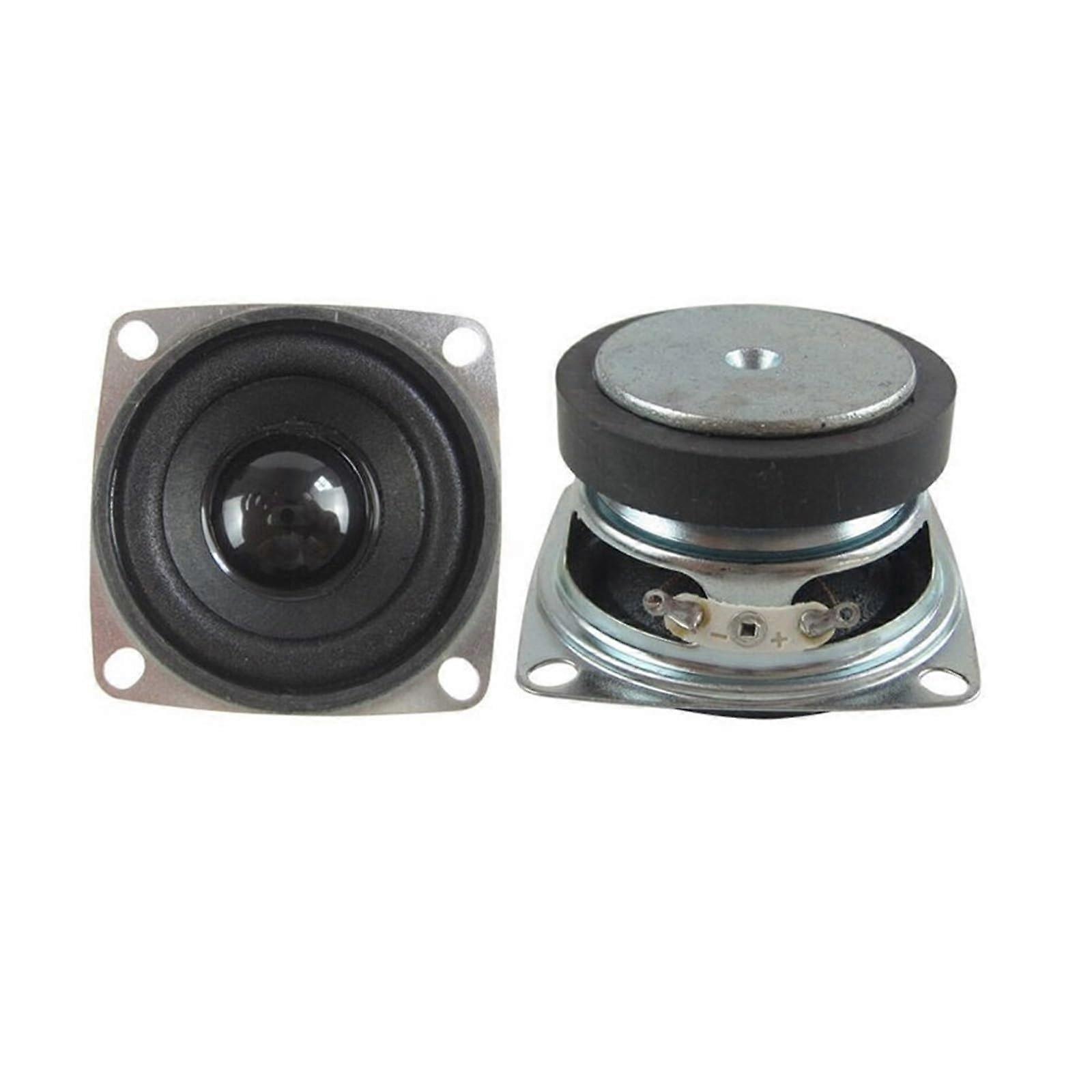 2pcs 2 Inch 4Ohm 3W Full Range Speaker Mini 2.0 Loudspeaker for DIY Projects and Treadmill Replacement