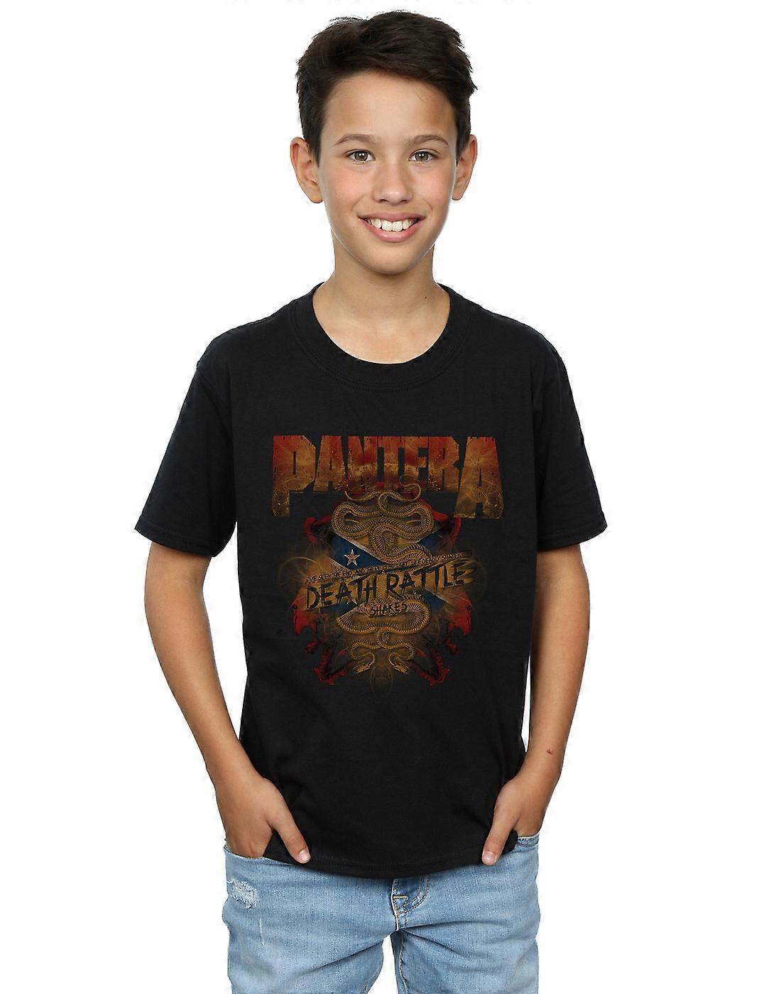 T-shirt estertor da morte do Pantera meninos