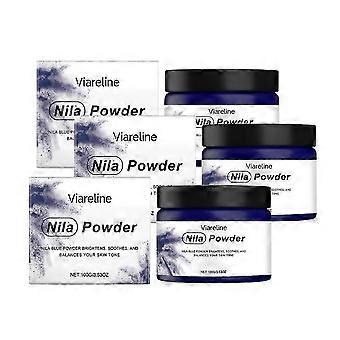 1-3X Nila Blauw Poeder Marokkaans, Blauw Nila Poeder voor de Huid, Voor Zelf Huidverzorging, Helder 100g