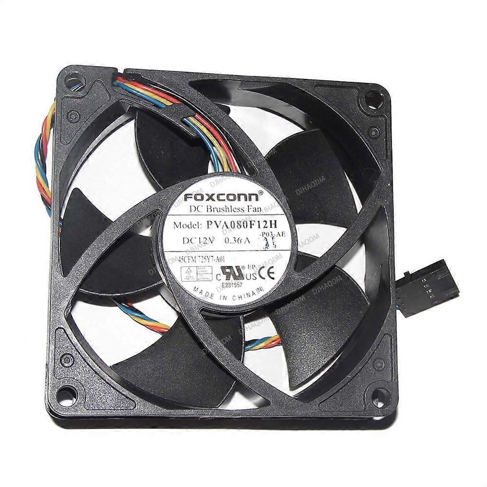 PVA080F12H 80mm 12V 4Wire Computer Cooling Fan Performance Low Noise for FOXCONN
