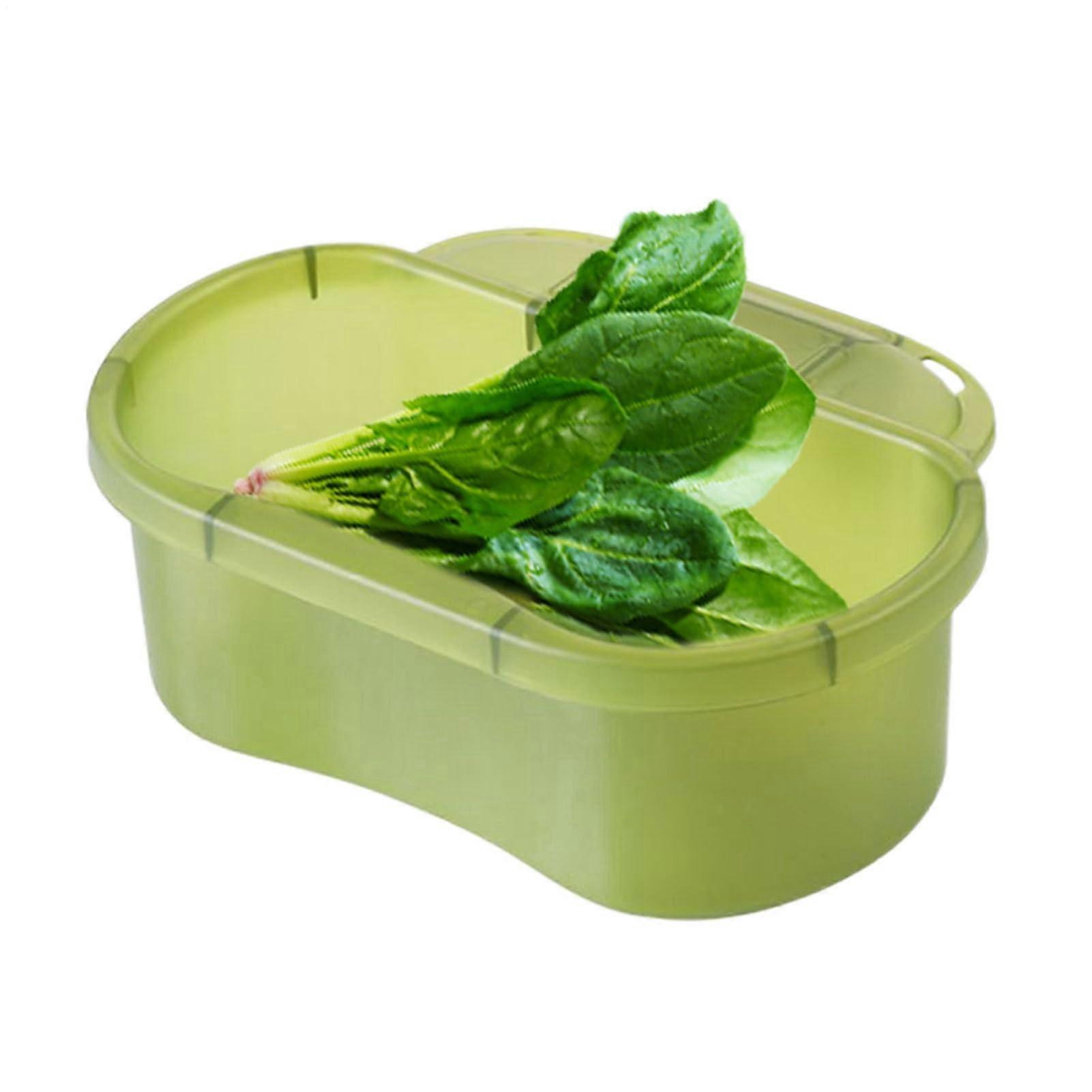 Corner Sink Strainer Basket with Removable Rustproof Design for Easy Food Collection, Green