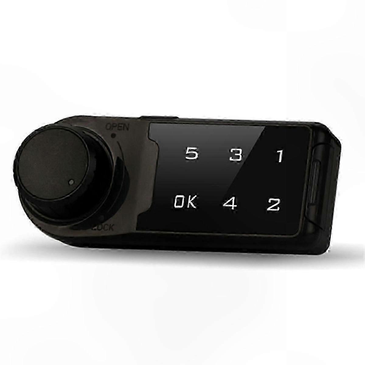 Electronic Touch Keypad Lock for Cabinet Drawer Mailbox Horizontal Black 6-Digit Code Security Solution