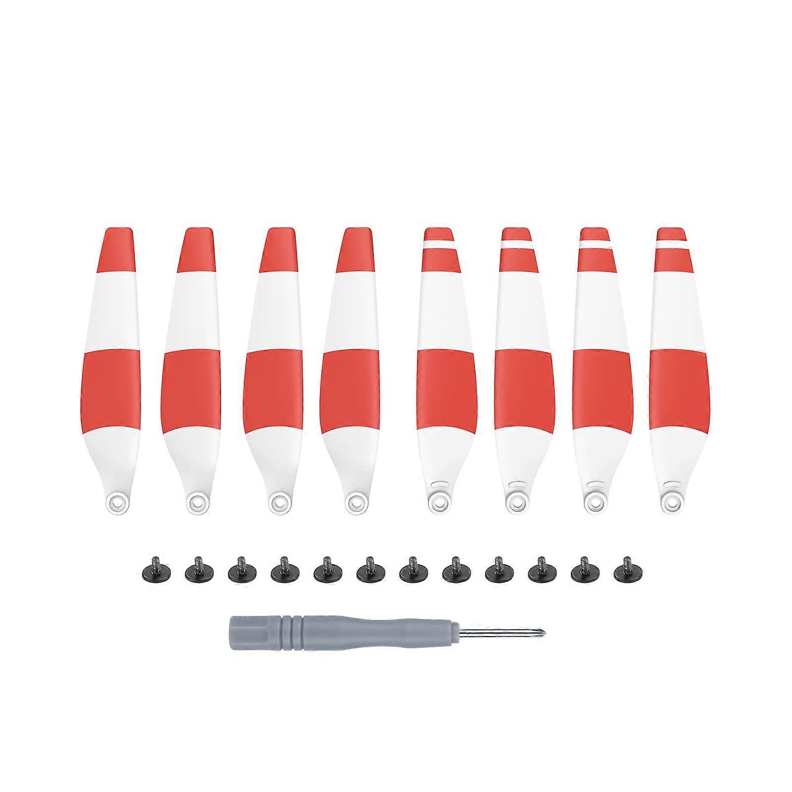 Red Replacement Blades with Noise Reduction for Stable Smooth Flight for DJI Mini 4 Pro