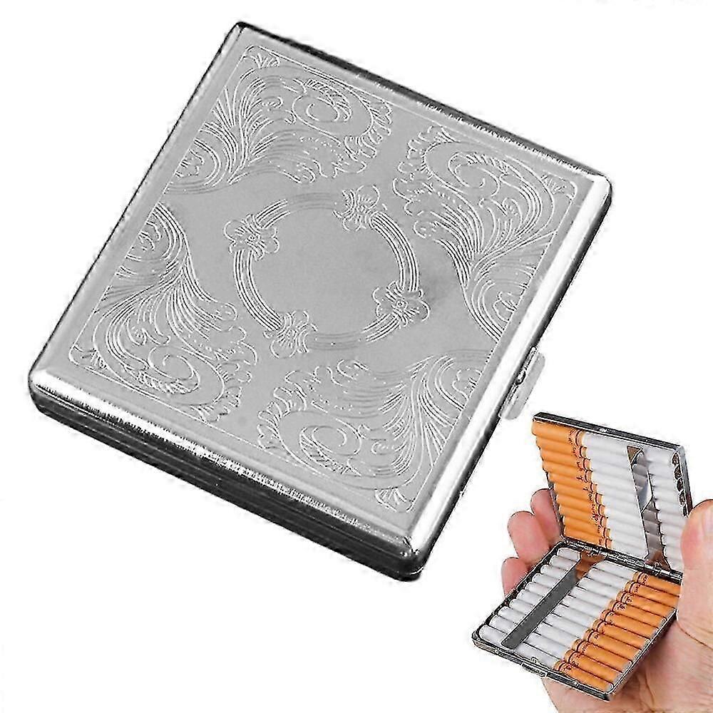 1 metal embossed cigarette case