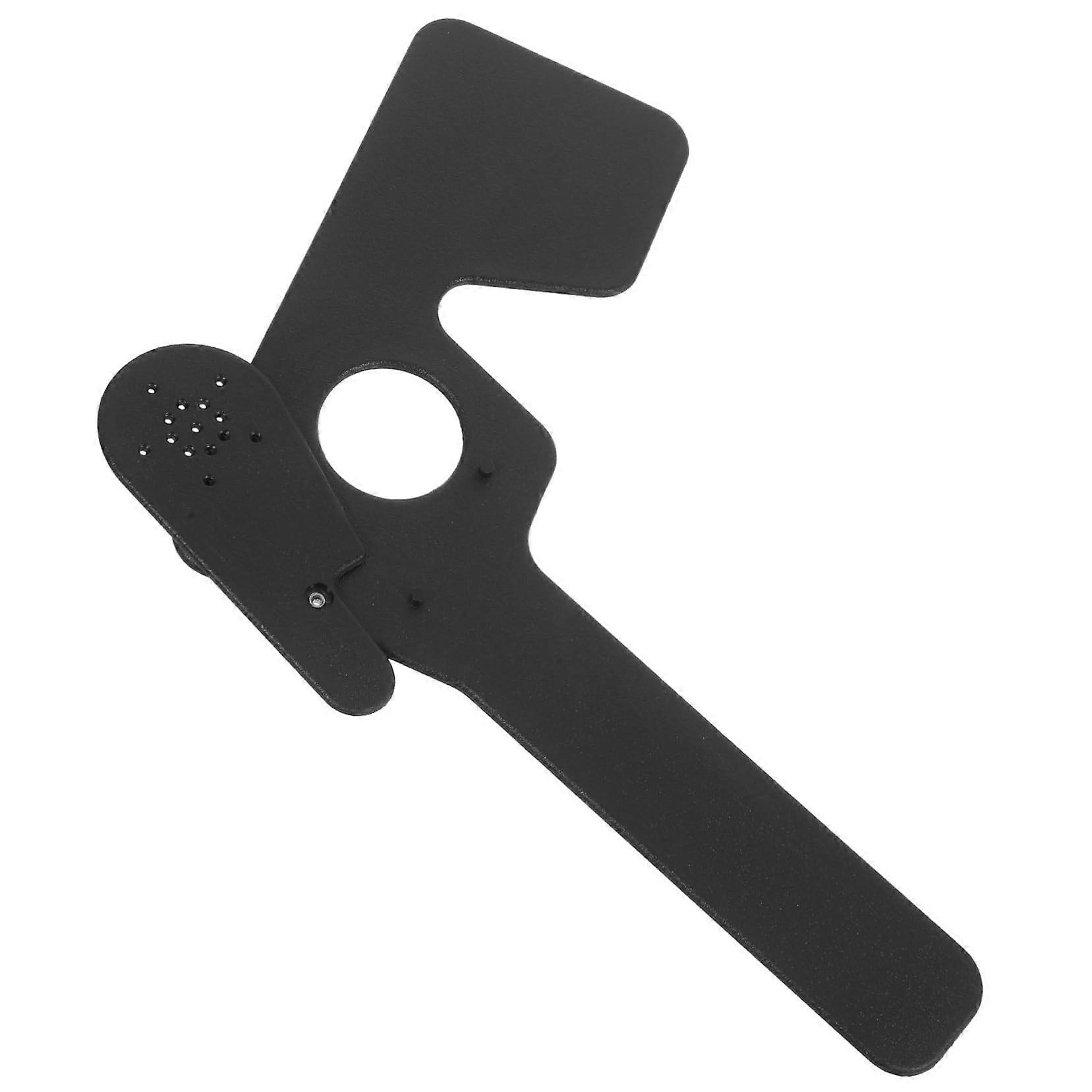 Adjustable Eye Occluder for Vision Screening with Comfortable Coverage and NonSlip Handle Black