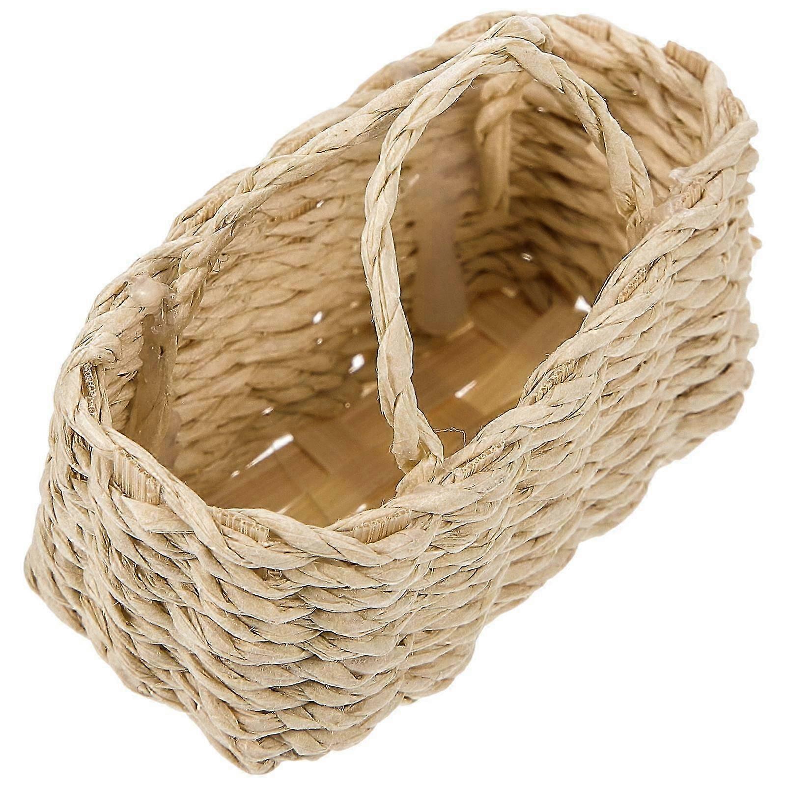 Mini Woven Basket for Home Decor and Gift 1Pc