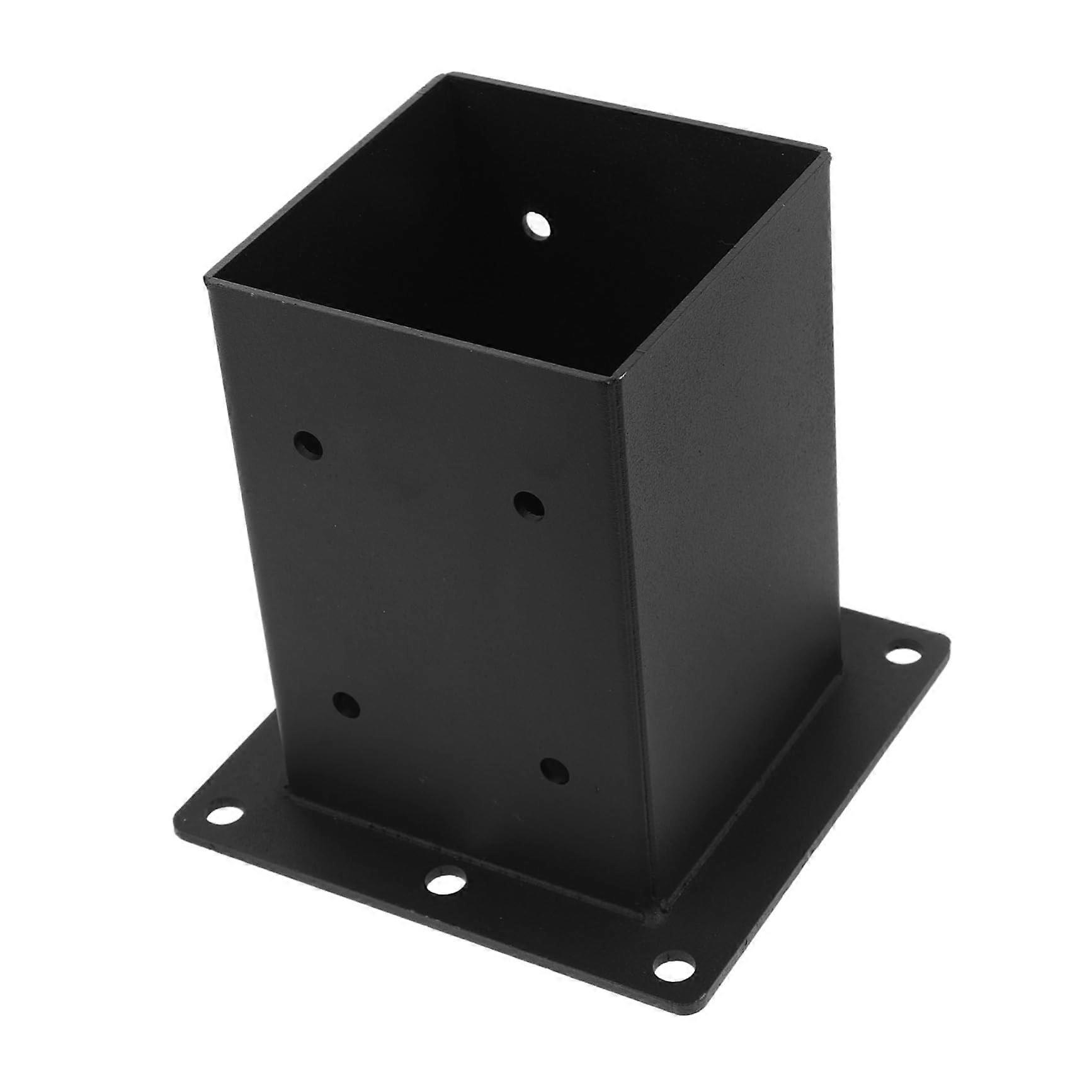 Heavy Duty Metal Post Base Bracket Square Anchor for Fence Deck Gazebo Secure Outdoor Mounting