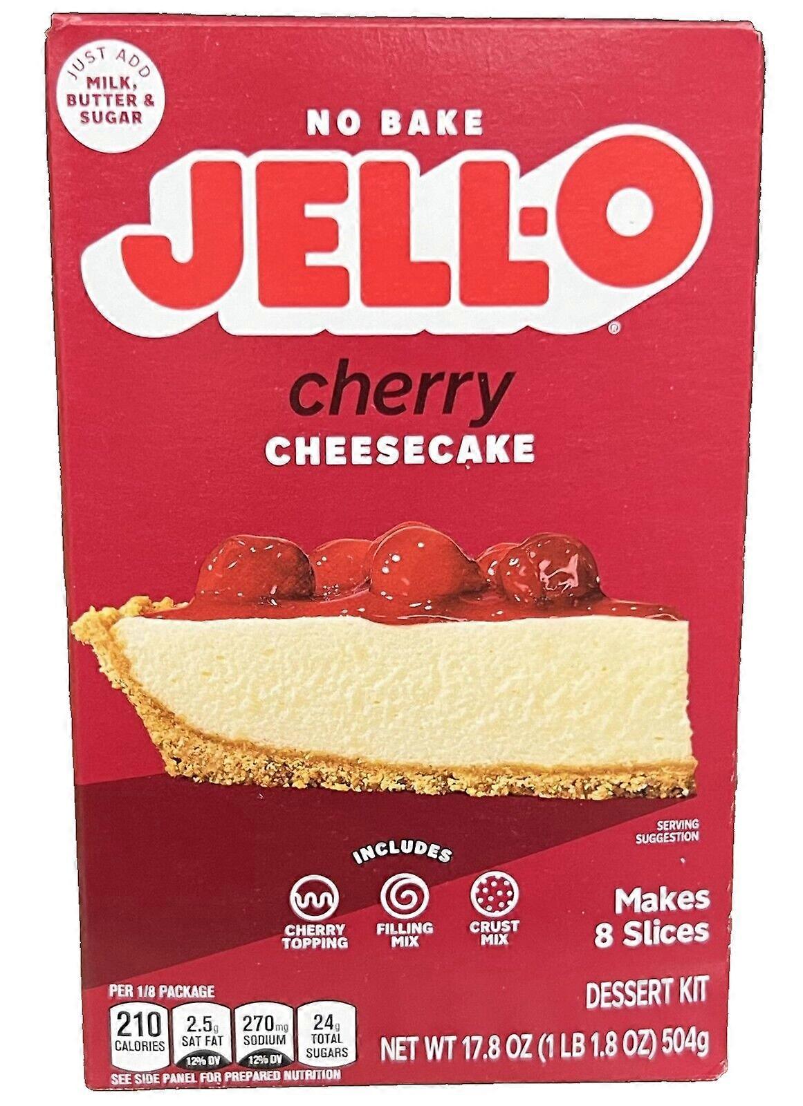 Jell-O No Bake Cherry Cheesecake