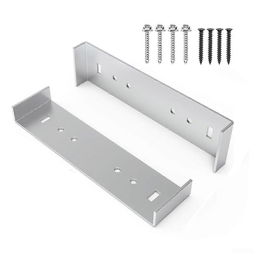 Mailbox Mounting Bracket, RustResistant Heavy Duty Aluminum Support for 8 Inch Floor Mailboxes, 300lbs Capacity