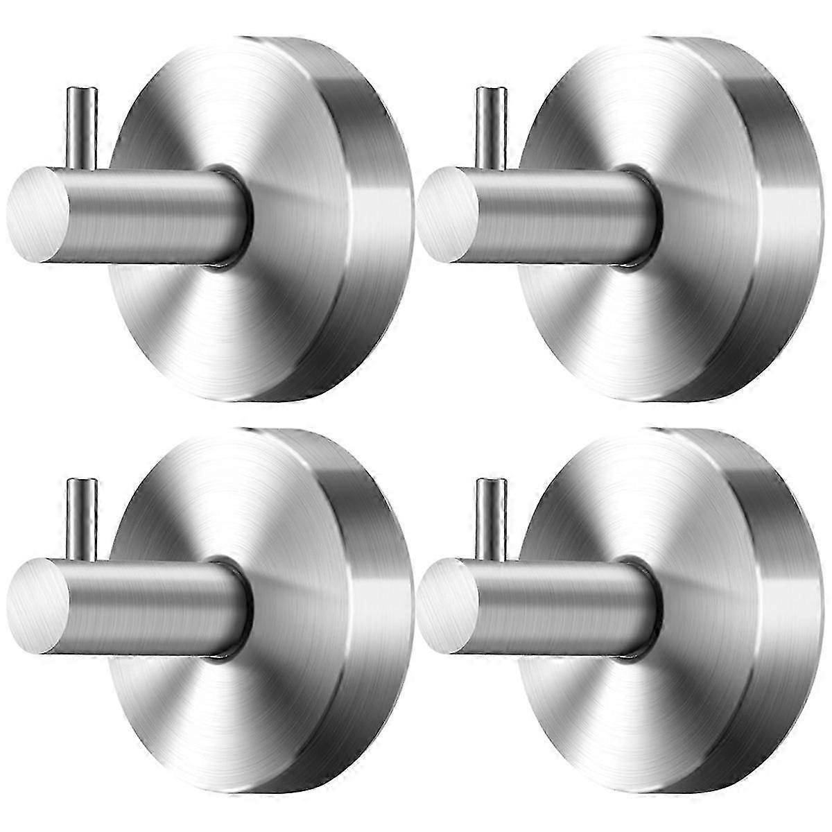 4pcs Suction Cup Hooks, Towel Hooks, No Drilling Hooks, Suction Cup