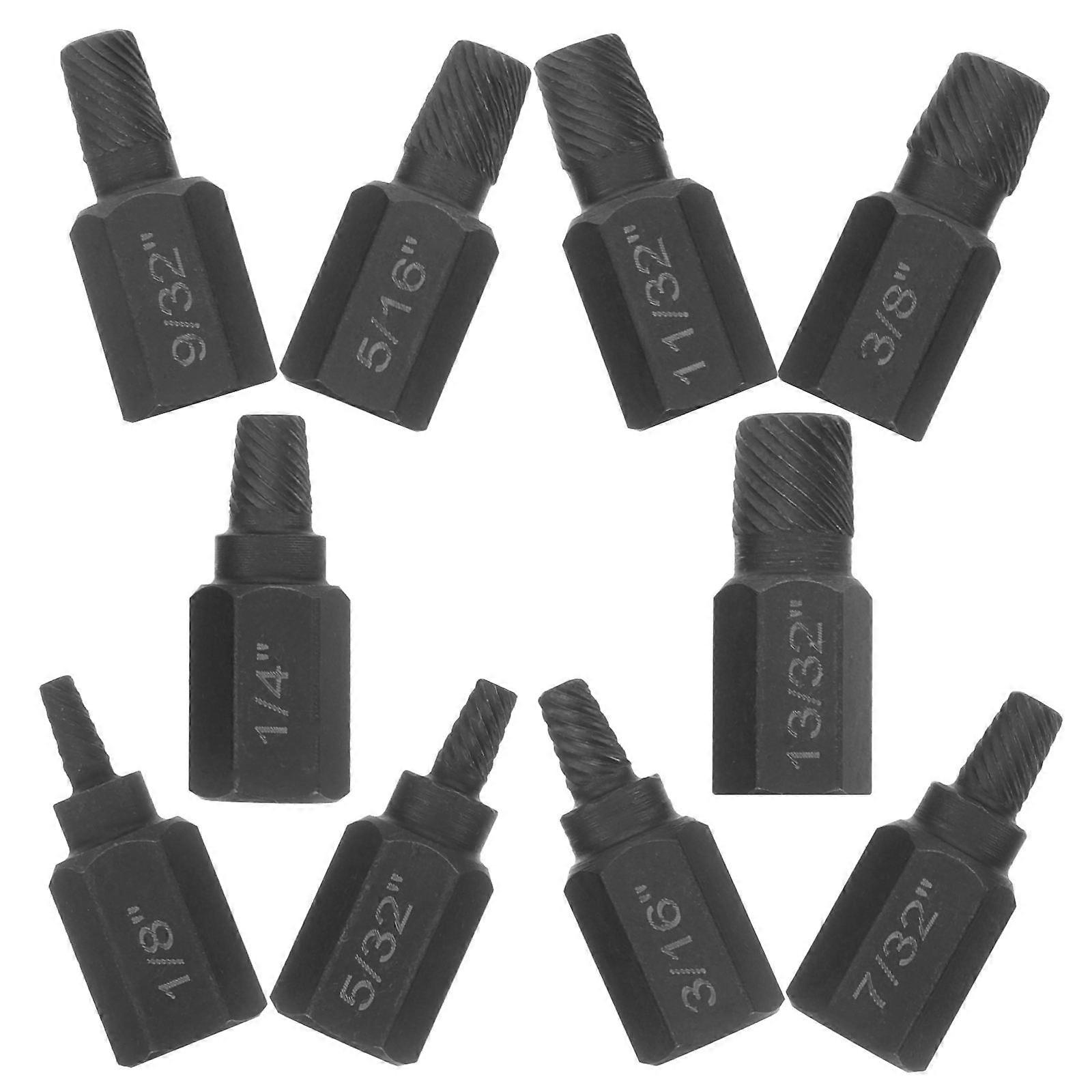 Stripped Bolt Extractor Tool for Screw Extraction 1Set Black