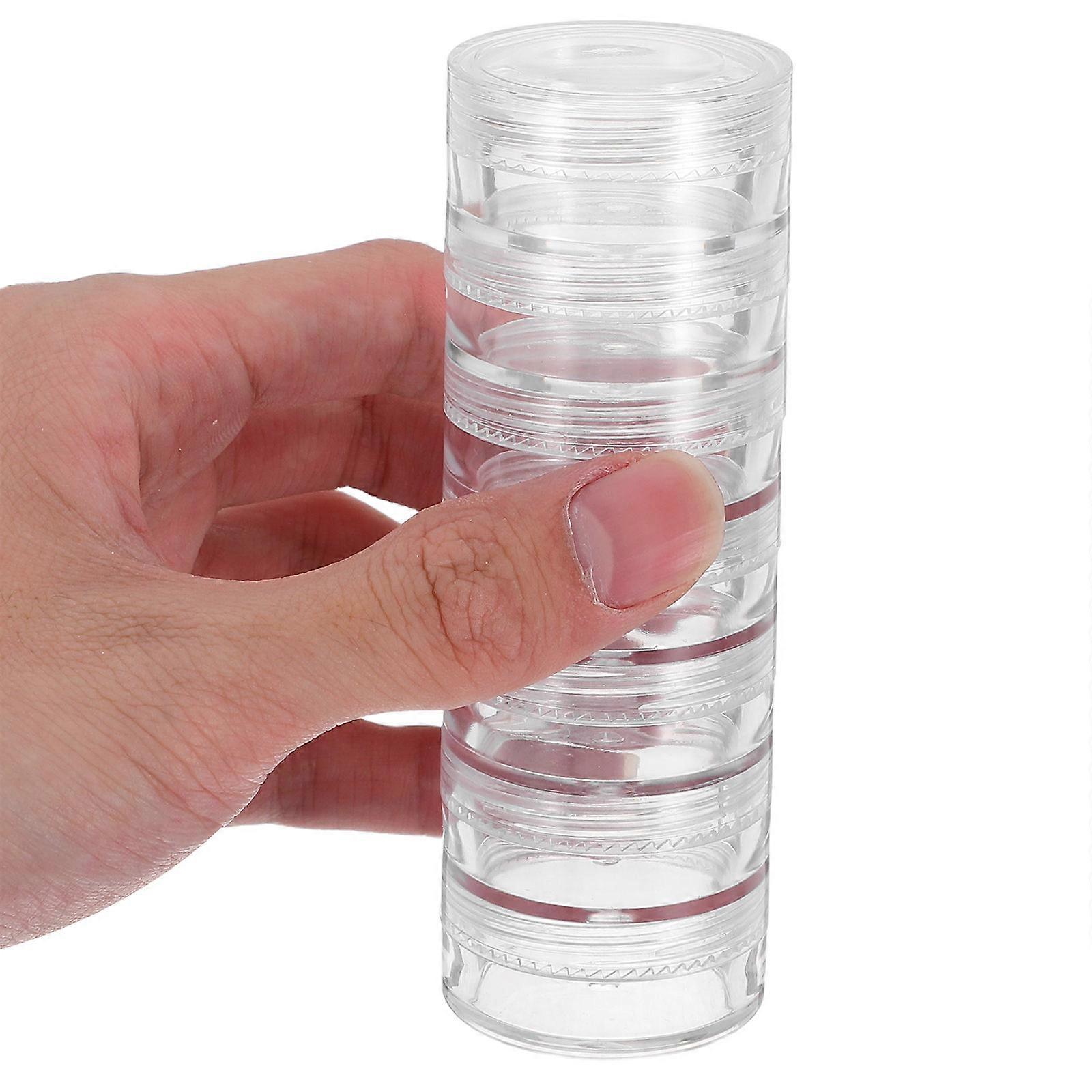 Weekly Medicine Organizer Storage Box for Pill Holding 2Pcs Case