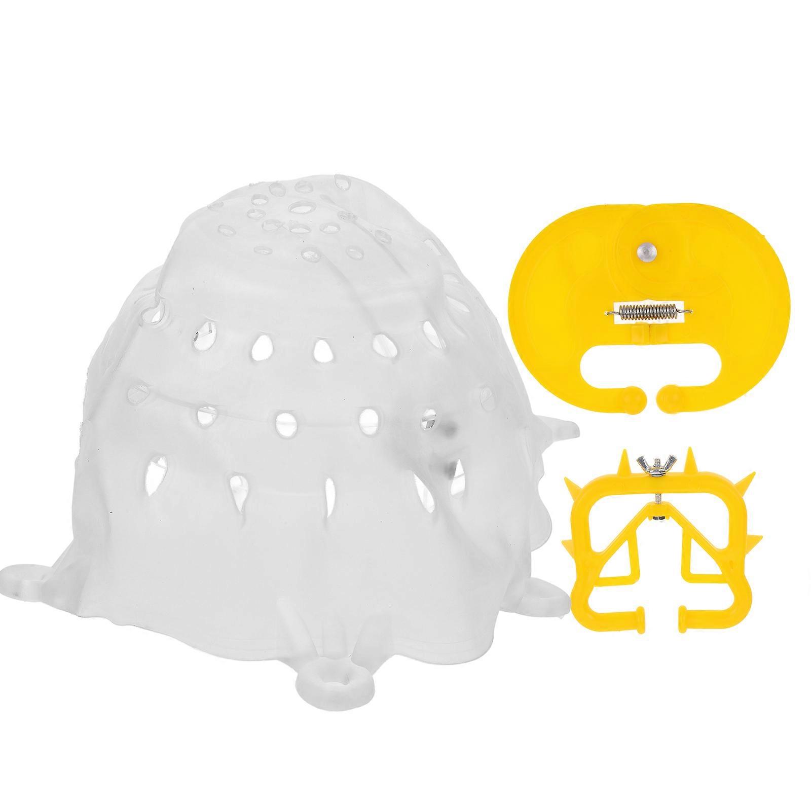 Cattle Weaner Nose Ring Plastic Clip for Calf 4Sets Essential Accessories