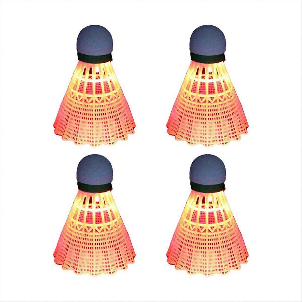 Light-Up Shuttlecocks Badminton Set Red