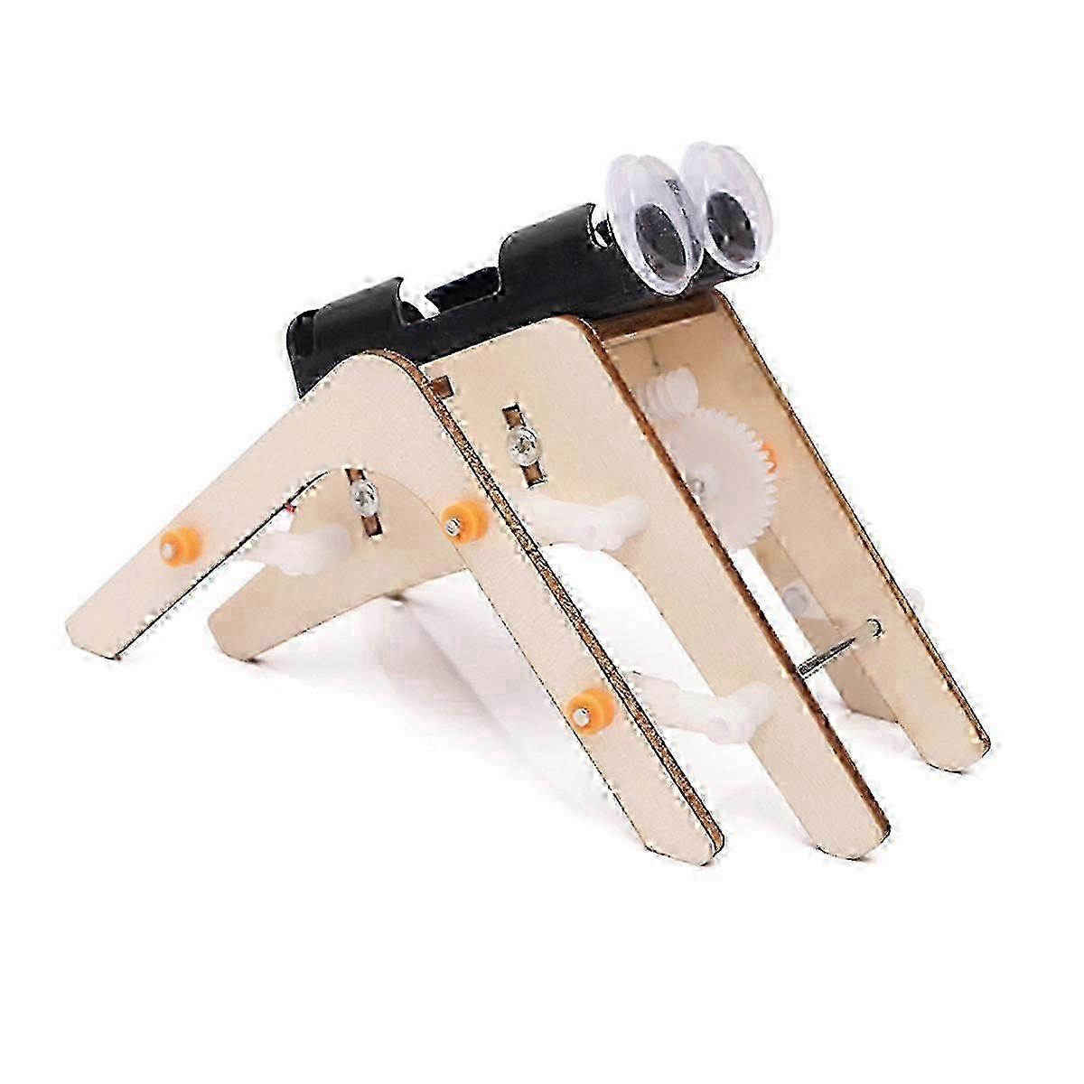 Wooden Walking Spider Robot Bionic Spider Robot DIY Assemble Model Science Technology Experiment Kit