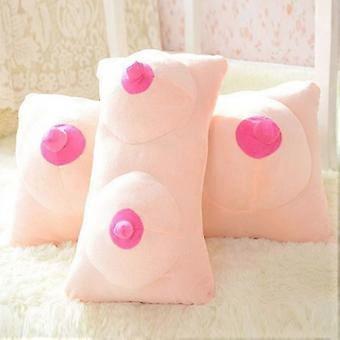 Creative Tricky Plush Cushion Big Boobs Soft Solid Breast Toy Pillow Gift