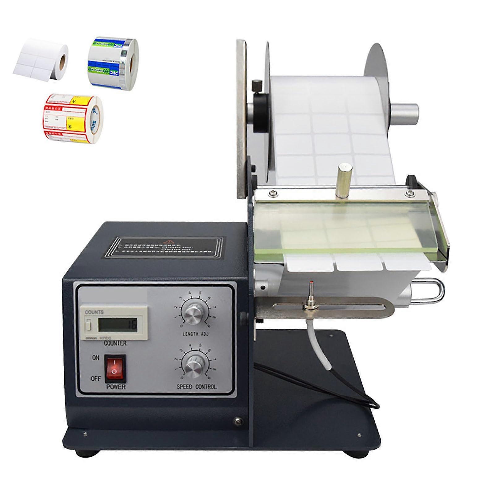 Automatic Label Dispenser with Smart Sensor, Adjustable Speed Industrial Label Peeling for 320mm Labels and Auto Counting