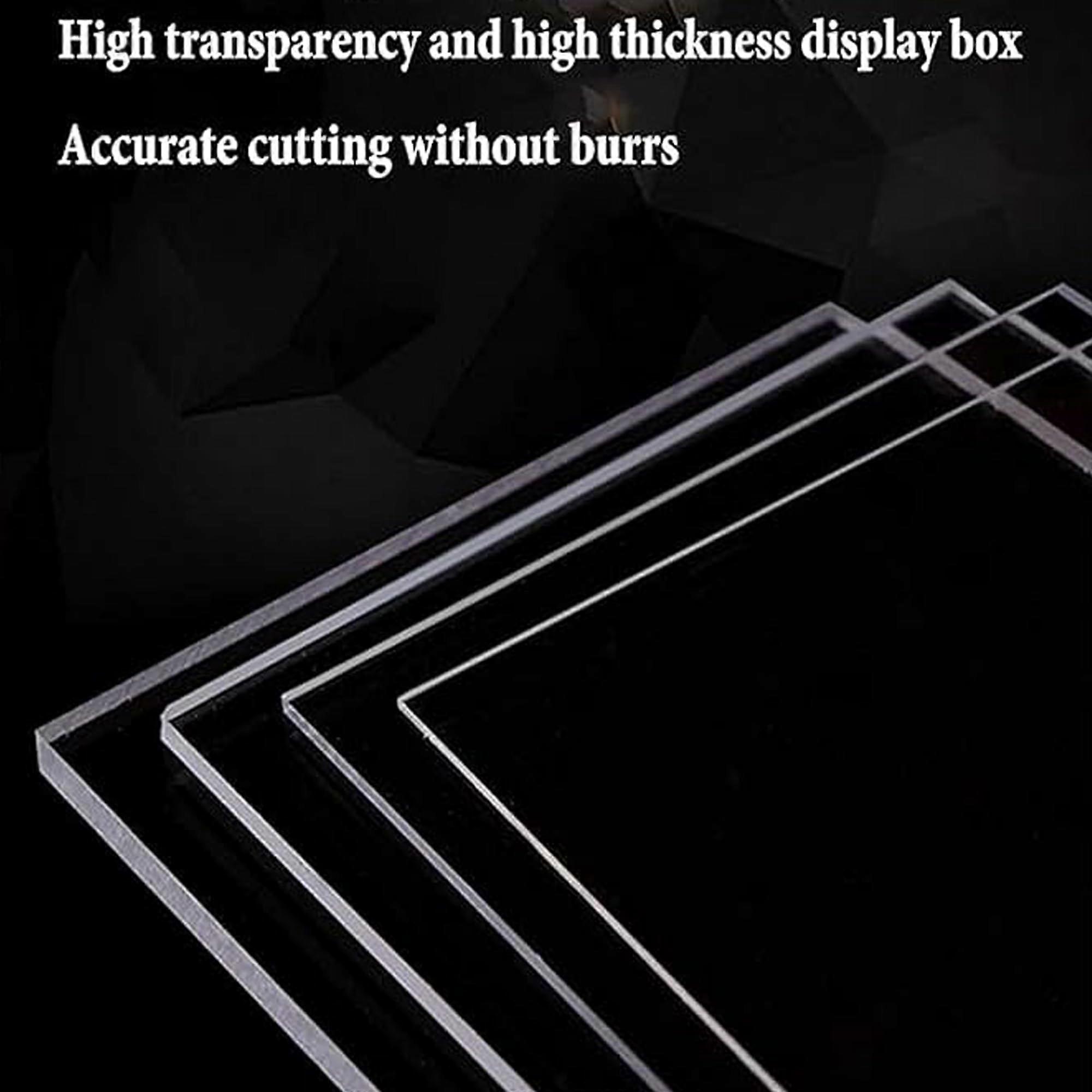 Acrylic Display Case for  42202 Motorcycle, Dustproof Transparent Box, Durable Easy Assembly