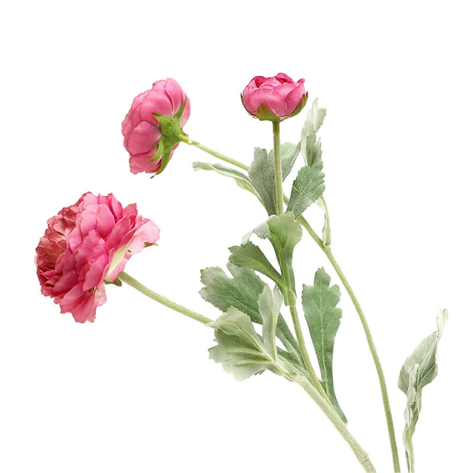 Artificial Ranunculus for Home Wedding and Table Centerpiece