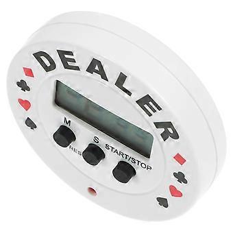 Poker Timer Countdown Timer for Poker Game White Plastic