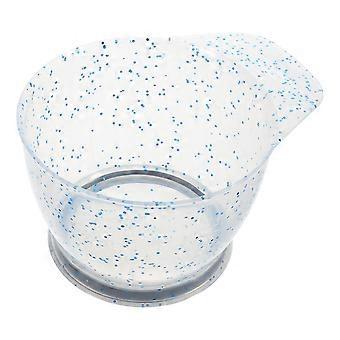 Blue Plastic Hair Dye Bowl for Hair Coloring Large Capacity Mixing Bowl
