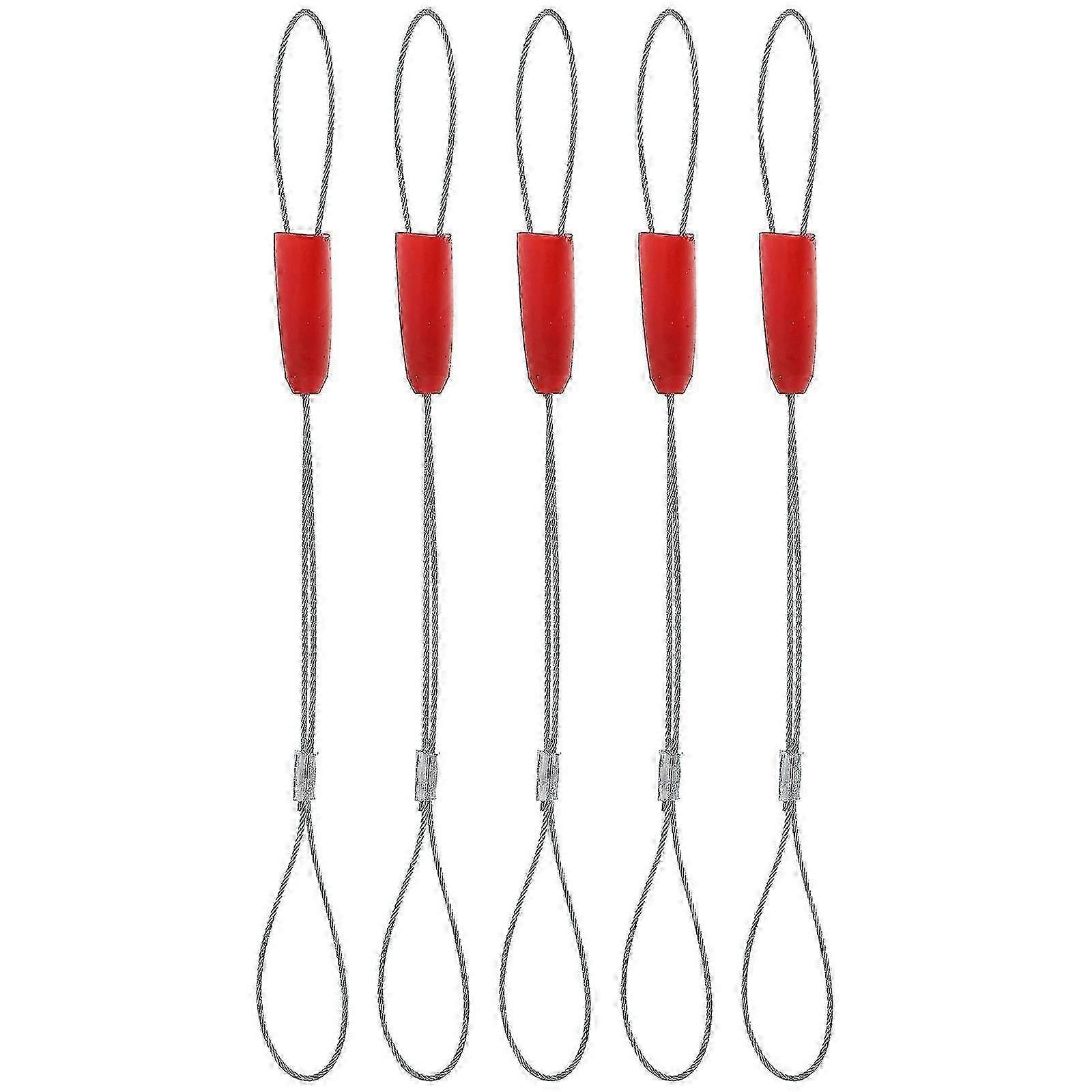 Electrician Cable Pullers Wire Traction Puller Tool for Home 5Pcs Silver