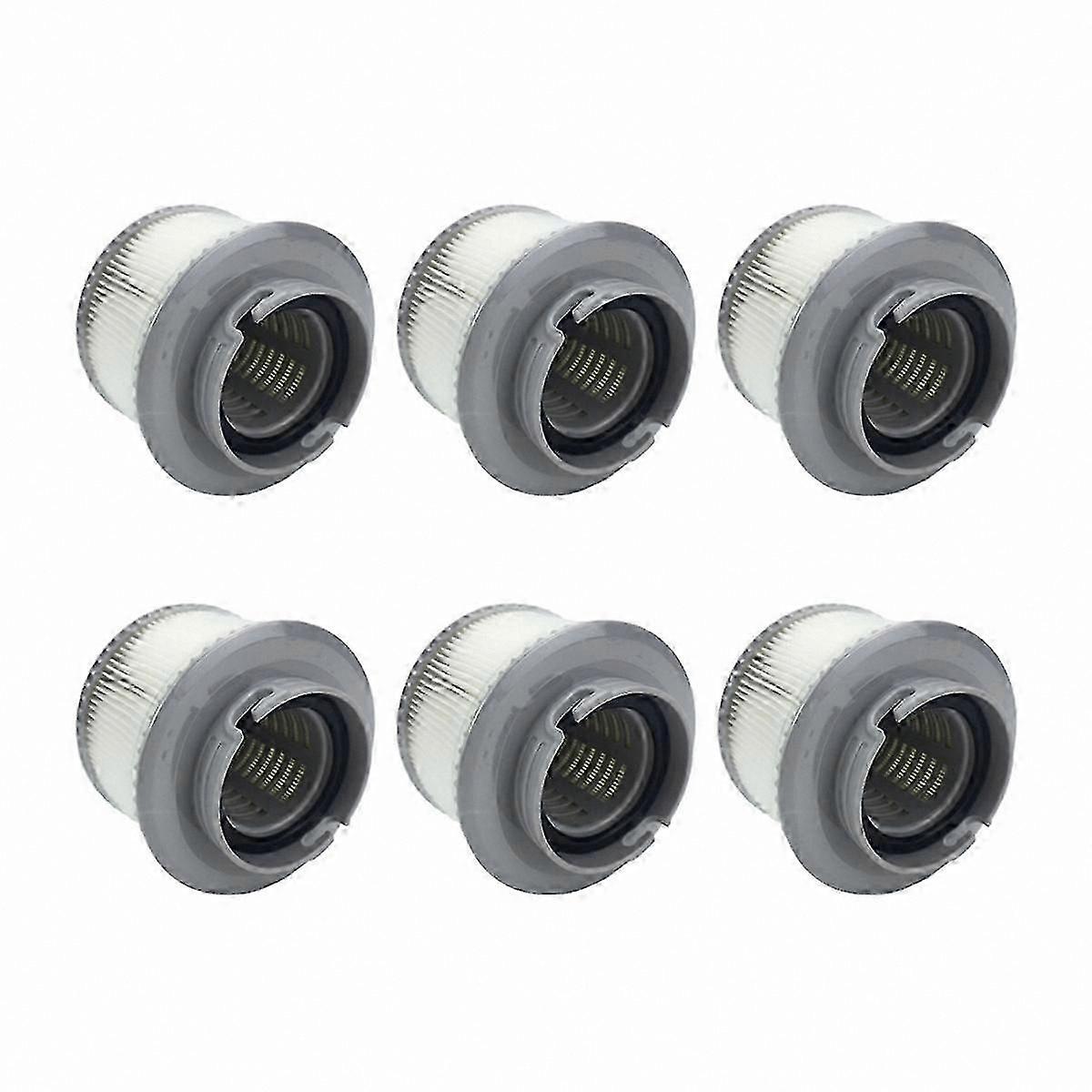 6pcs MSPA FD2089 Inflatable Pool Replacement Filter Cartridges SYCHTV