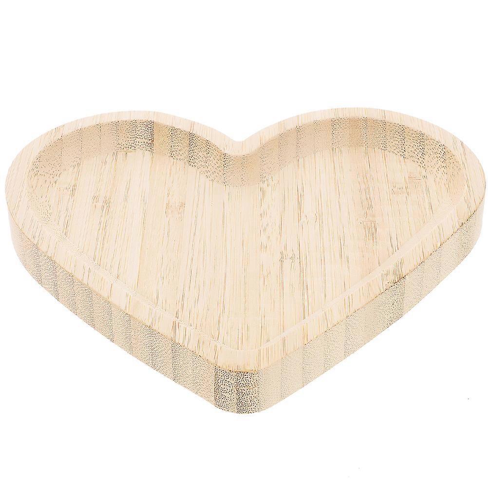 Decorative Dessert Serving Tray Heart Shaped Snack Plate Multi-function Fruit Plate