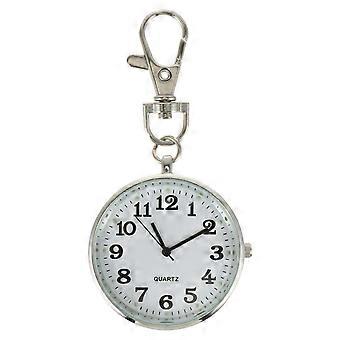 1Pc Vintage Quartz Pocket Watch Keychain Nursing Watch Student Watch Pendant