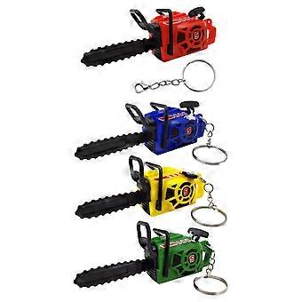 Fun And Safe Pretend Chainsaw Toy Keyring Set Of 4 Random Colors Halloween Props Imaginative Play For Kids Multicolor