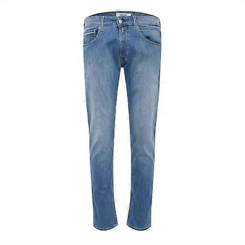 Replay Mens Cotton Denim Straight Jeans