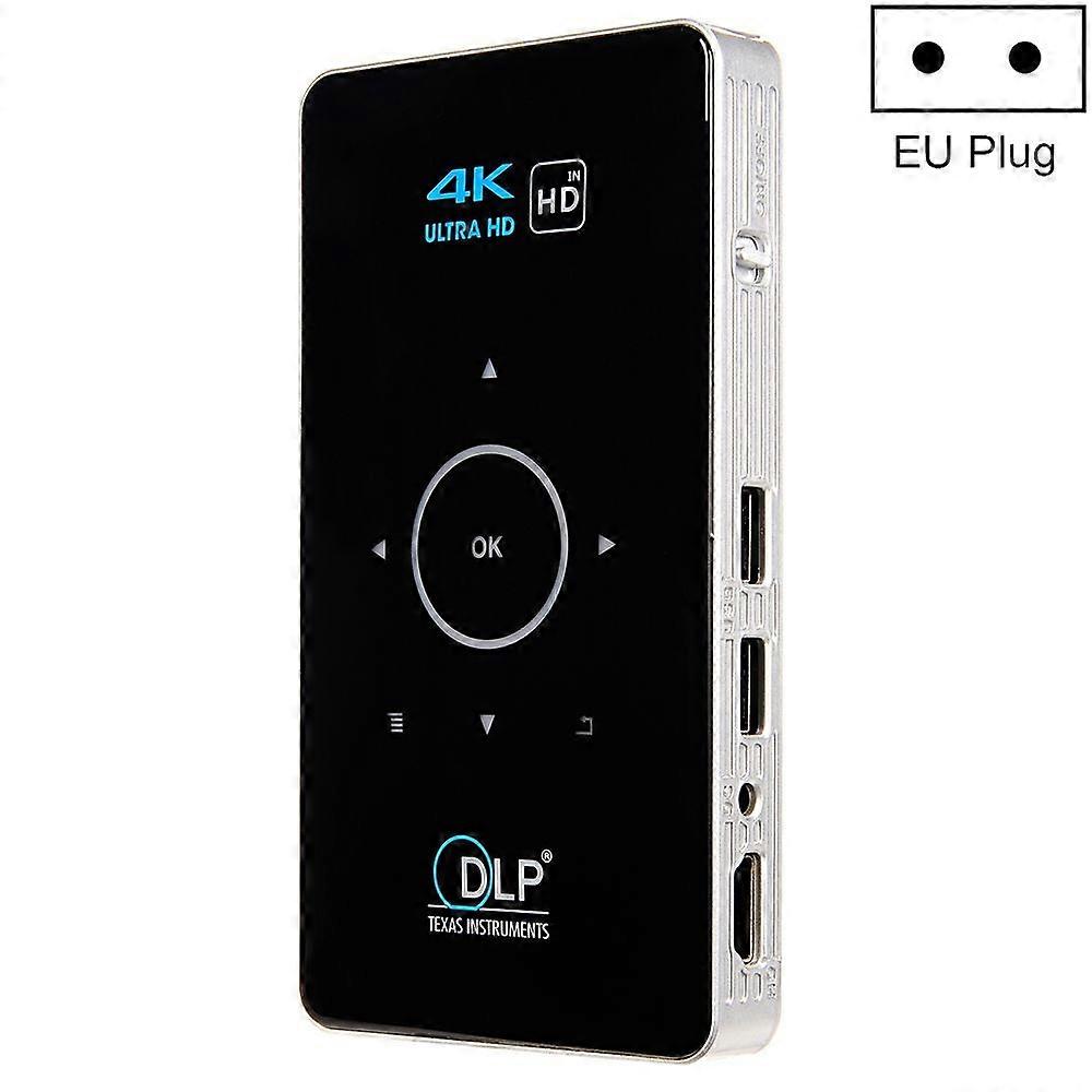 HD Mini Projector EU Plug (Black) EU Plug (Black)