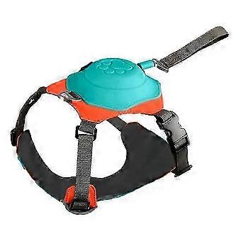 (S)2-In-1 No Pull Dog Harness with Retractable Leash,Automatic Anti Burst Impact Function,Adjustable Br