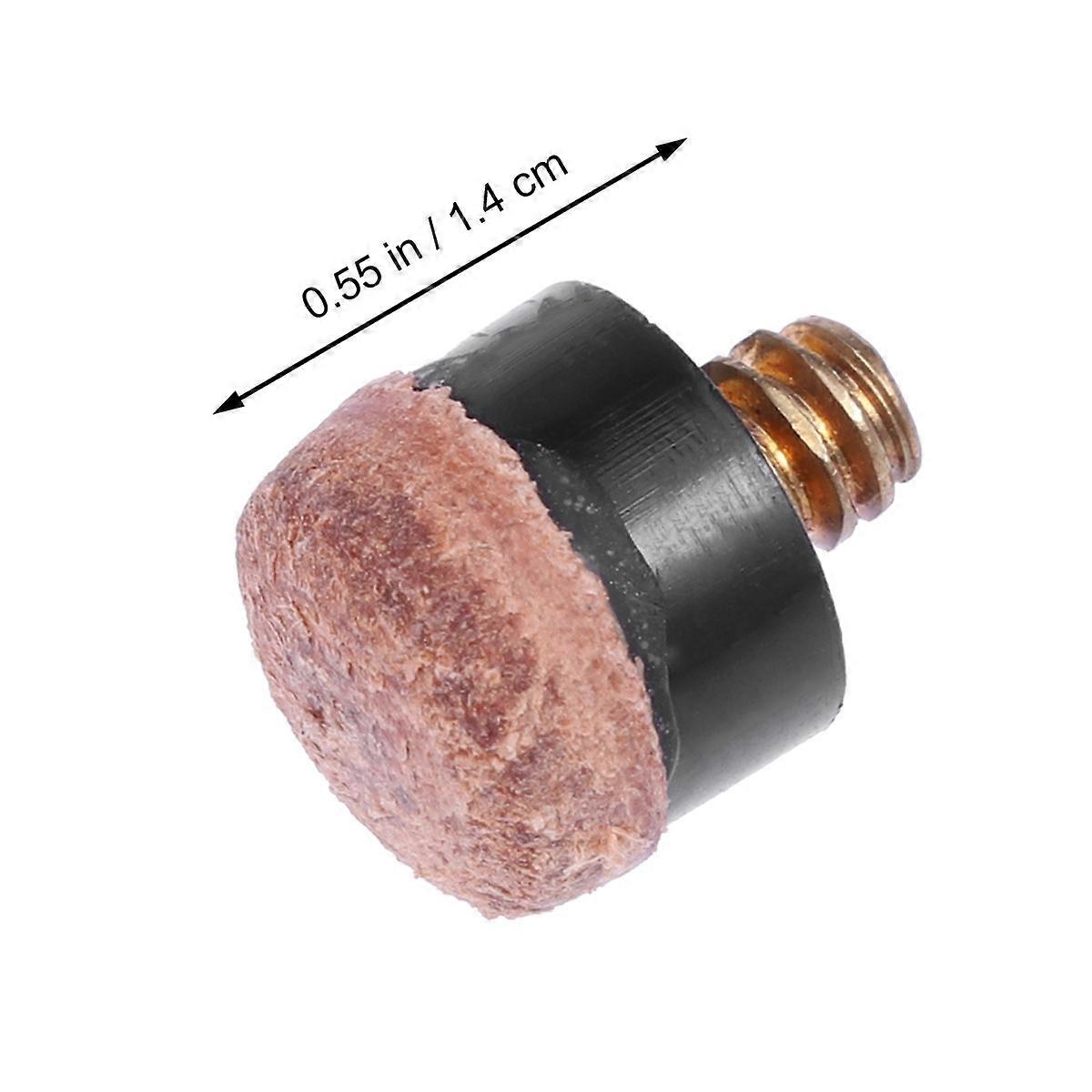 40 Pcs Replacement Pool Cue Tips Billiard Ferrules Pool Stick Tips Portable Cue Tips