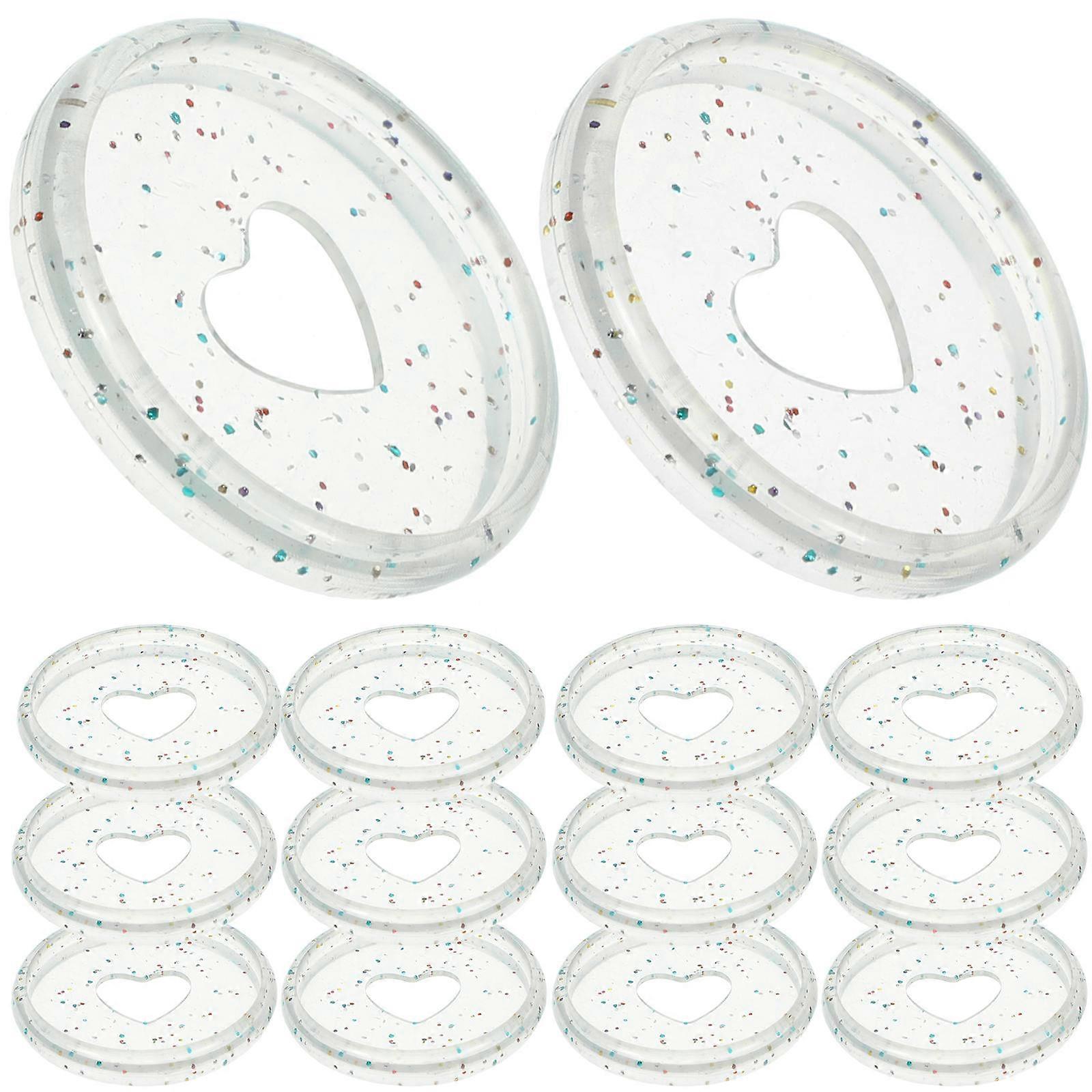 50Pcs Binder Discs Notebook Binding Discs Planners Binding Discs Loose-leaf Binder Discs