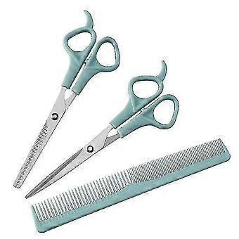 Hair Cutting Shears Kit, Hairdressing Set For Men Women Pets Home Salon Barber Cutting Kit High Quality