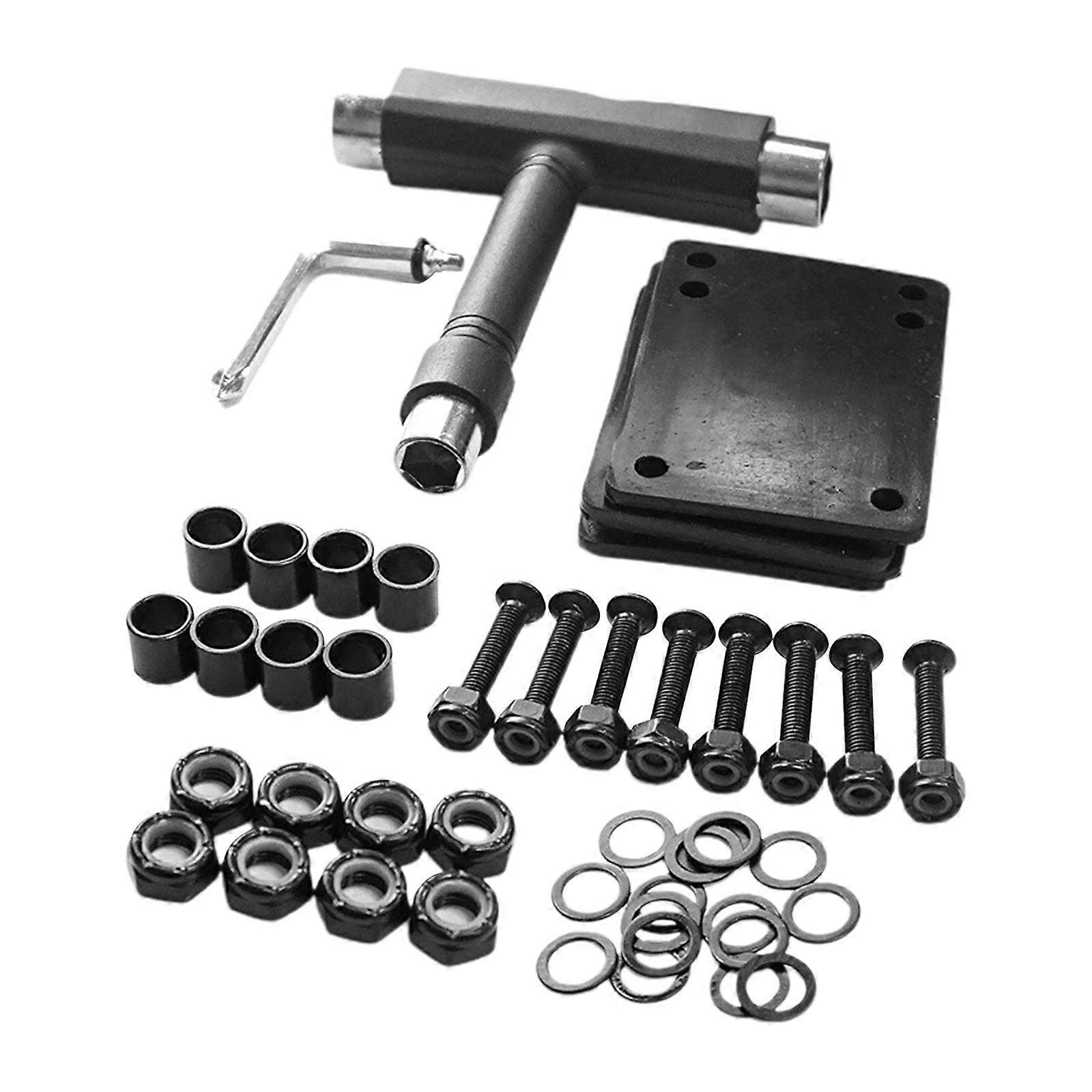Skateboard Wheels Set Pads Toolcompatible withSkateboard Durable