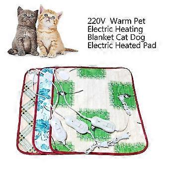 220V Haustier Elektrische Heizdecke Katze Elektrische beheizte Pad Anti-Kratzer Hund Heizmatte Schlafbett für Herbst Winter