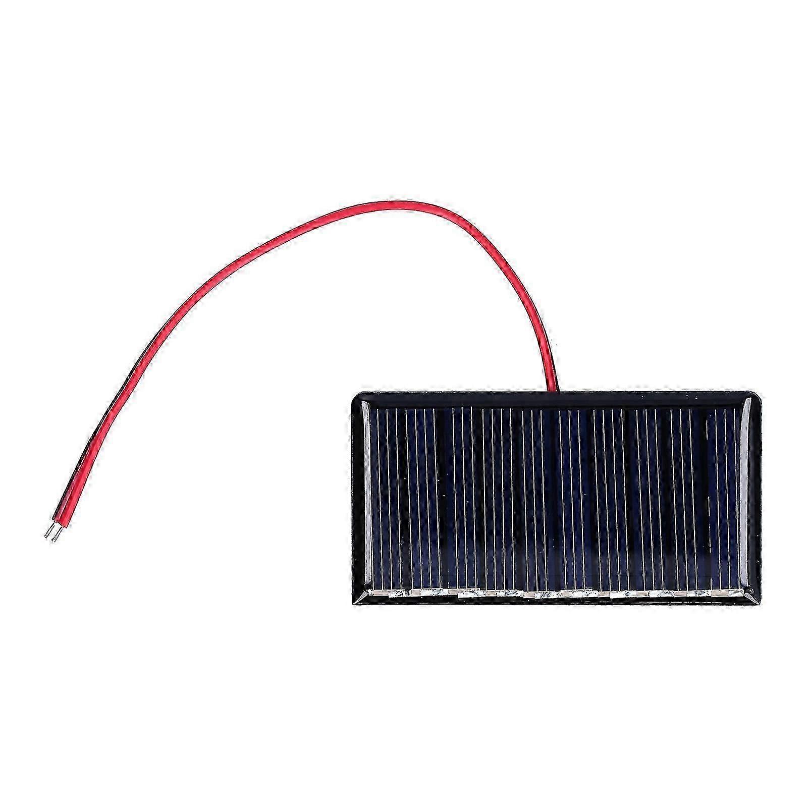4Pcs Solar Energy Panels Unique Process High Conversion Rate Efficiency Output Solar Panel with Wire for Illumination