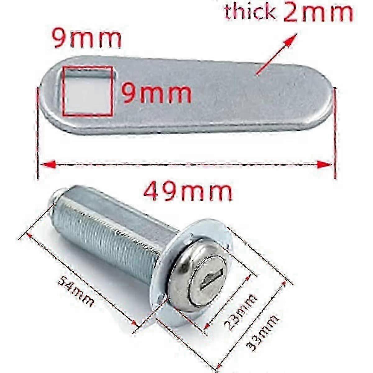 Fechadura extra longa para porta de compartimento de RV de 2 polegadas