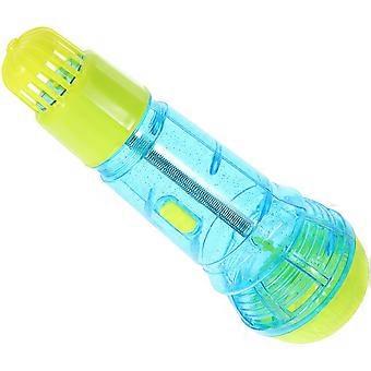 Children's Echo Microphone Toy Designed for Pretend Play Blue Plastic