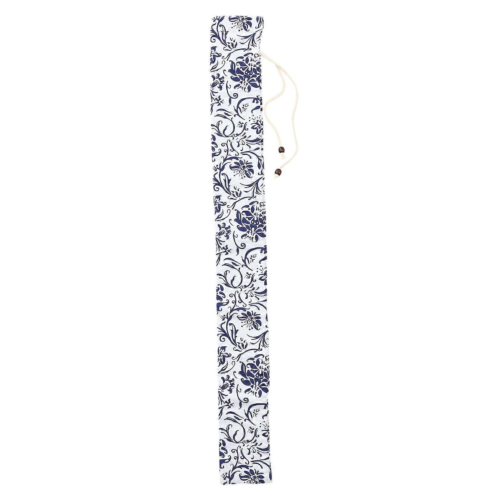Exquisite Cotton Cloth Made Flute Storage Bag Creative Storage Container