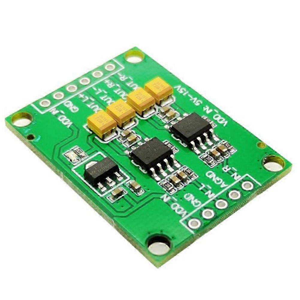 Audio Single-Ended Analog Input to Differential Balanced Analog Output Module Conversion Board Differential