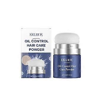 EELHOE Hair Oil Removal Pomp Powder, Oil Control Fluffy, Not Dry, Refreshing, Mild, Natural Light, Not Greasy