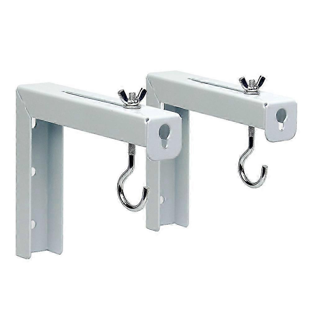 2Pcs Projector Curtain Hanger Projector Screen L-Bracket