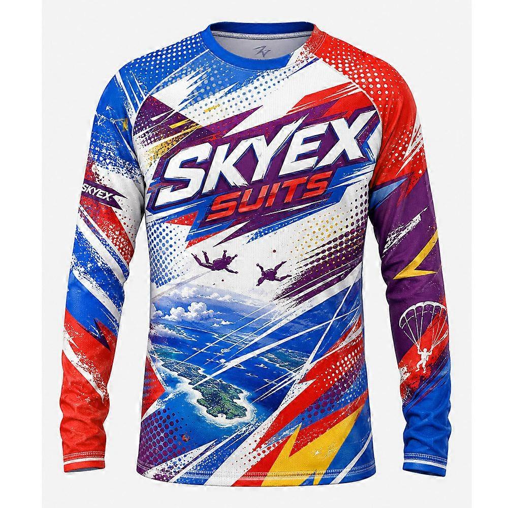 Skydiving Sublimation Printed Jersey-033