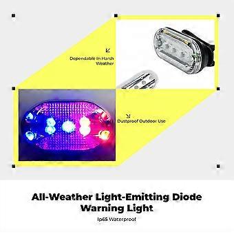 Shoulder Light, light-emitting diode Warning Blinker, Waterproof Fasten-On,